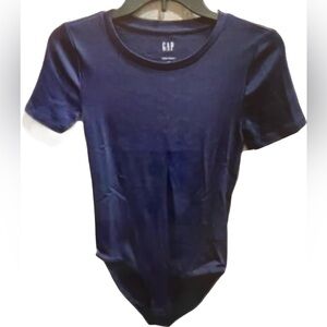 ❤️ GAP NAVY MODERN TEE BODYSUIT TOP SIZE XS NEW